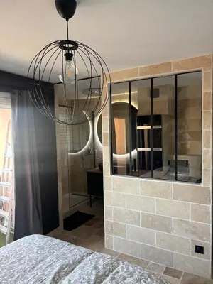 Salle de bains dans l'établissement Appartement d Alex