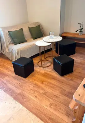 Coin salon dans l'établissement Charmante petite maison, à 5 mn de Blois