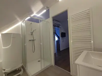 Salle de bains dans l'établissement Edera
