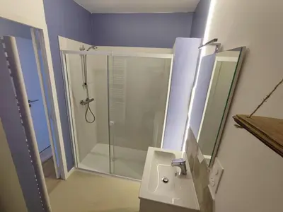 Salle de bains dans l'établissement Studio Orchidea