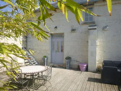 Terrasse ou espace extérieur de l'établissement Gite Les Laurielles