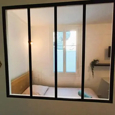 Un ou plusieurs lits dans un hébergement de l'établissement L'Explorateur - Gare - Cozy - Wifi - TV