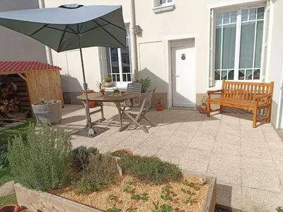 Terrasse ou espace extérieur de l'établissement Chambre d'hôte au Mans pour 24H Autos Motos ou autre évènement