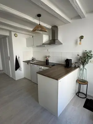 Cuisine ou kitchenette dans l'établissement L'Escapade Amboisienne