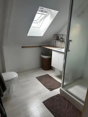 Salle de bains dans l'établissement Maison Georget