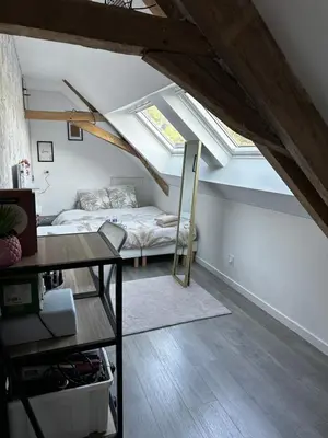 Un ou plusieurs lits dans un hébergement de l'établissement Maison Georget