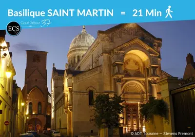 Plan de l'établissement 3 Central Tours Bleu - Proche de tous commerces
