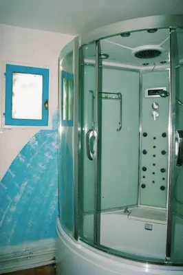 Salle de bains dans l'établissement Le clos des vignes