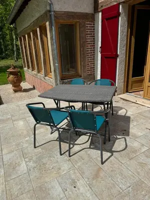 Terrasse ou espace extérieur de l'établissement Gîte L'Orée de Clénord