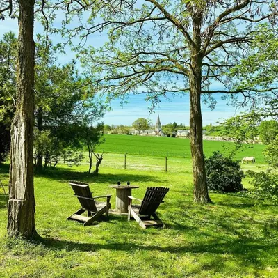 Paysage naturel près de le B&B/chambre d'hôtes