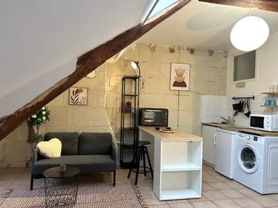 Cuisine ou kitchenette dans l'établissement Terracotta - Quai de la Loire - Cozy