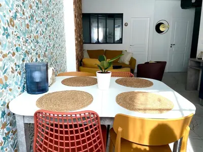 Coin salon dans l'établissement Douceur Tourangelle - Entre Loire et centre ville