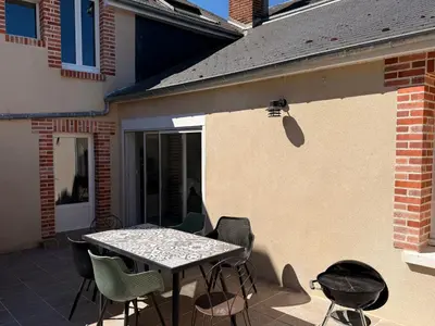 Balcon ou terrasse dans l'établissement La Solognote-Châteaux & Beauval
