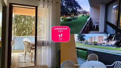Plan de l'établissement Appartement 4 chambres Idéal 24h moto & voiture