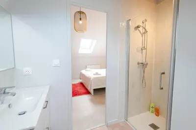 Salle de bains dans l'établissement AU VINCI Appartement 4 personnes