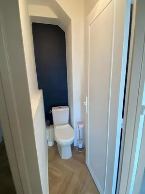 Salle de bains dans l'établissement Appartement T3