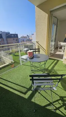 Balcon ou terrasse dans l'établissement Hyper Centre Apartment with Garage