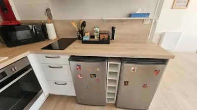 Cuisine ou kitchenette dans l'établissement Hyper Centre Apartment with Garage