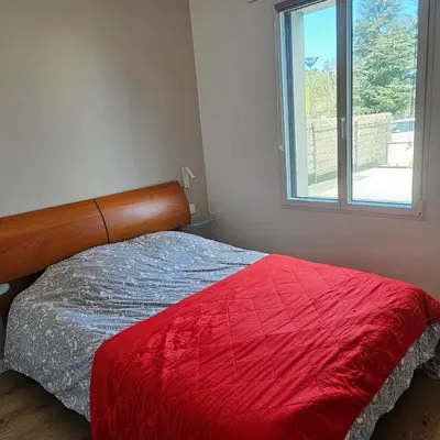 Un ou plusieurs lits dans un hébergement de l'établissement Villa de prestige Loire Valley