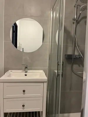 Salle de bains dans l'établissement Onyx Grey