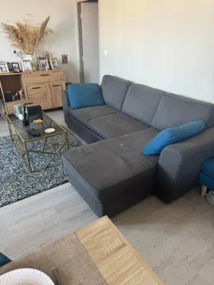 Coin salon dans l'établissement Beautiful appartement near 24h du Mans !!!