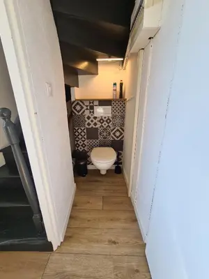 Salle de bains dans l'établissement La Petite Maison Tourangelle