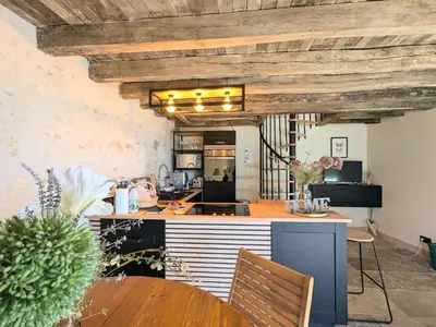 Plan de l'établissement Charmant gîte en Berry avec terrasse et bain nordique - FR-1-591-730