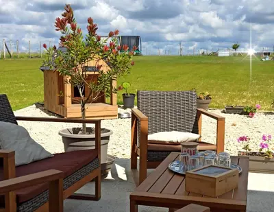 Jardin de l'établissement Chambres d'hôtes Le puits du Bréneau