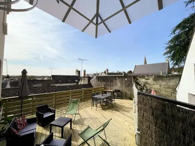Plan de l'établissement Charmant gîte à Langeais avec terrasse et wifi inclus pour 4 personnes - FR-1-381-616