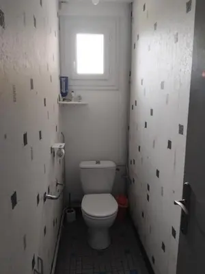 Salle de bains dans l'établissement Bienvenue au gite papillon