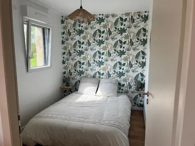 Un ou plusieurs lits dans un hébergement de l'établissement Maison de campagne proche 24h