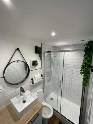 Salle de bains dans l'établissement Dolce Vita