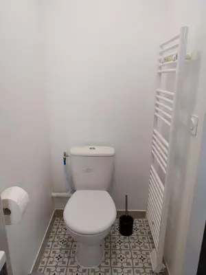 Salle de bains dans l'établissement L olivier
