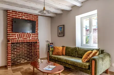 Coin salon dans l'établissement Maison 3 chambre Amboise Centre