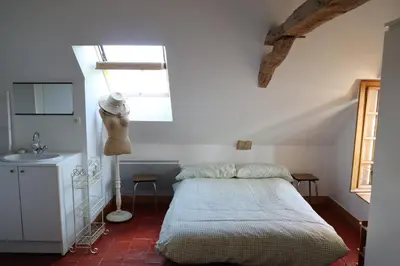 Cuisine ou kitchenette dans l'établissement Gite champêtre