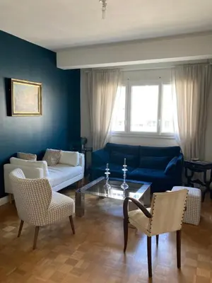 Coin salon dans l'établissement Appartement de Laura