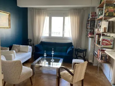 Coin salon dans l'établissement Appartement de Laura