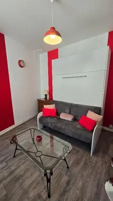 Coin salon dans l'établissement Le Petit Fleur de Loire