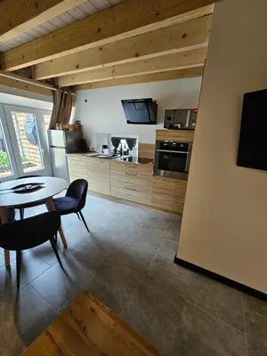Cuisine ou kitchenette dans l'établissement Gite le Magnolia entre Loire et châteaux