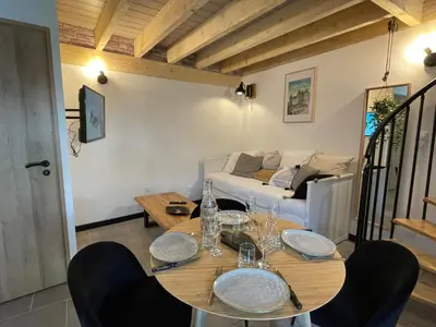 Coin salon dans l'établissement Gite le Magnolia entre Loire et châteaux