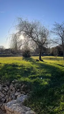 Paysage naturel près de la maison de vacances
