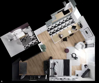Cuisine ou kitchenette dans l'établissement Logis Verde - Vue Nature & Parking Privé, A10 à 5min