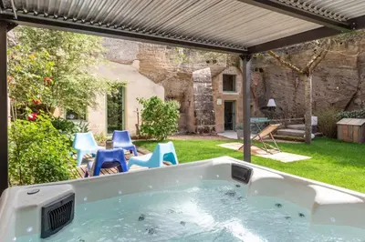 Jardin de l'établissement La Petite Perrière Gite