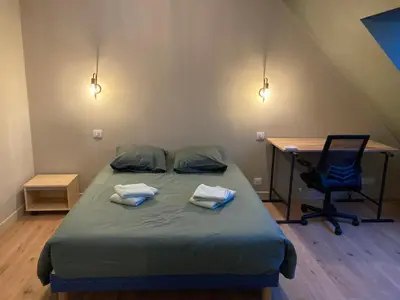 Un ou plusieurs lits dans un hébergement de l'établissement Brigitte Olivier