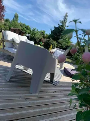 Jardin de l'établissement Aux portes du circuits