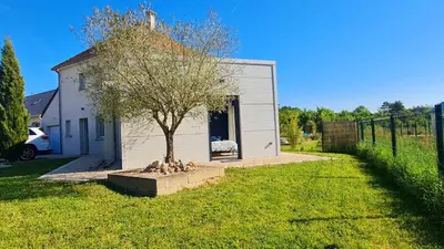 Jardin de l'établissement Au Bord de Loire
