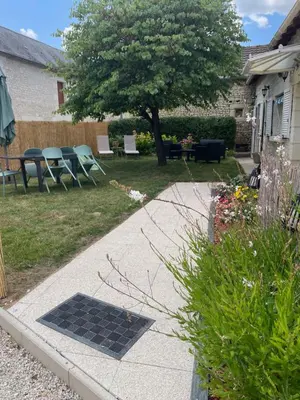 Jardin de l'établissement Gîte des Amis