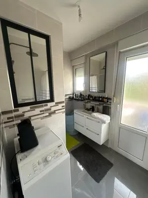 Salle de bains dans l'établissement Centre ville