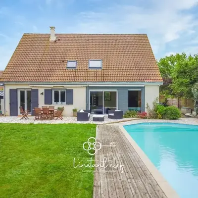 Havre familial avec piscine à deux pas du Mans