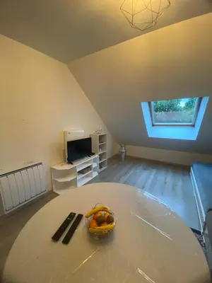 Télévision ou salle de divertissement dans l'établissement Appartement proche de l'entrée des 24h